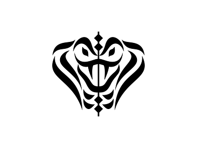 Snake calligraphy logo snake