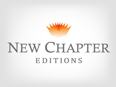 New Chapter Editions book brand crown edition identity visual literary agent logo publisher