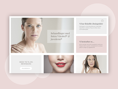 Clean beautician UI beautician beauty branding clean design flat make up ui web website
