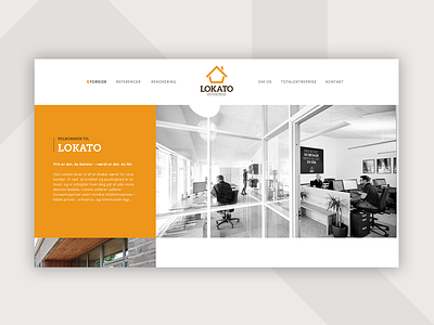 Simple entrepreneur UI branding building design entrepreneur flat house ui web website