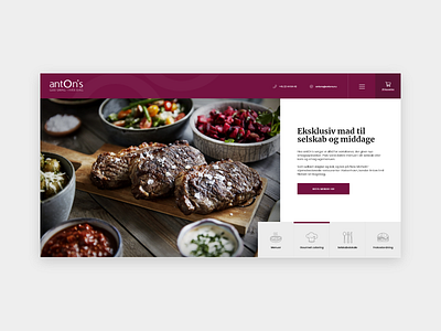 Restaurant and catering UI