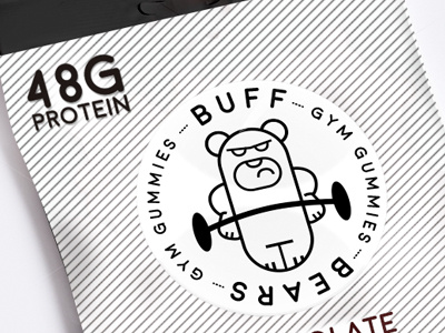 Buff bears protein snacks logo