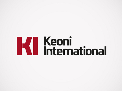 Keoni International branding logo typography