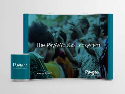 Paygee Wall & Podium branding exhibition design print