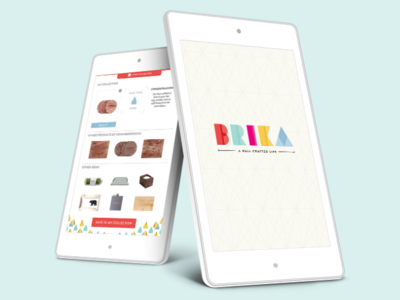 Brika app branding dashboard design flat iot logo minimal minimal app mobile app design product design type typography ui ux vector web web app