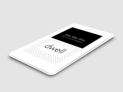 Dwell app branding design iot minimal minimal app product design ui ux vector
