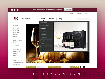 TastingRoom.com Relaunch cabernet sauvignon ecommerce sauvignon blanc tasting wine