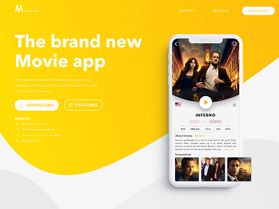 Movie App Website shoot