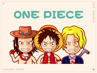 One Piece_Three Brothers illustration