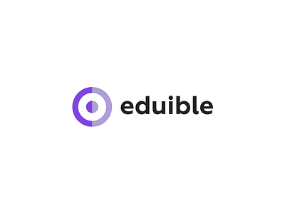 Eduible education logo platform purple study