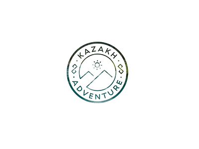 Kazakh Adventure adventure eco tourism etno kazakh kazakhstan logo simple tourism travel travel agency