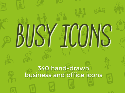 Busy Icons business doodle hand drawn icons management sketch startup ui