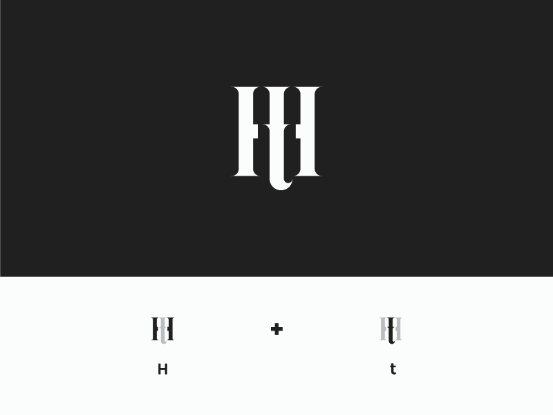 H + T Monogram by Dewi Puspitasari on Dribbble