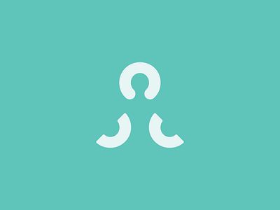 Logo Concept for A Yoga Equipment Store brand mark branding circle geometry green icon identity logo logo design logo mark mark minimal negative space shape simple logo startup symbol yoga
