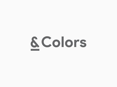 &Colors - Logo Concept accessories aphostrophe black black and white brand identity branding fashion icon identity logo logo design mark minimalist modern monochrome shop smartphones white