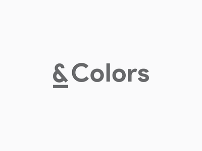 &Colors - Logo Concept