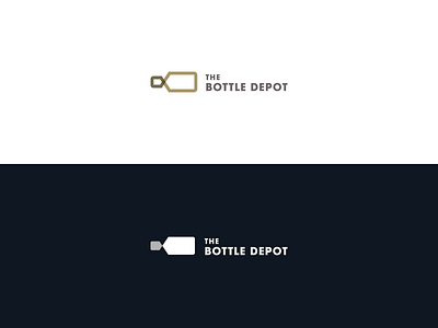 Bottle Depot - Logo Concept bottle depot brand identity branding gold icon identity infinity logo logo concept logo design mark minimalist symbol