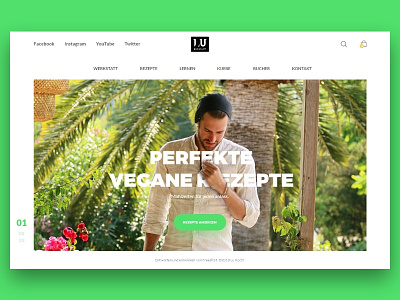 Vegan website redesign adobe xd food uiux vegan website design
