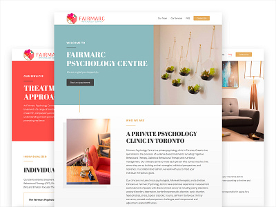 Fairmarc Website UI / UX adaptive calm faq styleguide ui ux web design