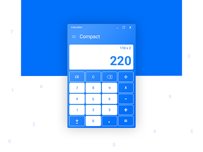 Daily UI #004 - Calculator calculator daily ui 004 dailyui