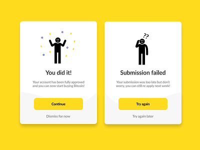 Daily UI - 011 daily 100 daily 100 challenge dailyui error state success message success state