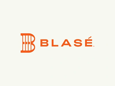 BLASÉ active b logo bars brand branding clothing dynamic identity lockup logo logomark rebell streetwear typography