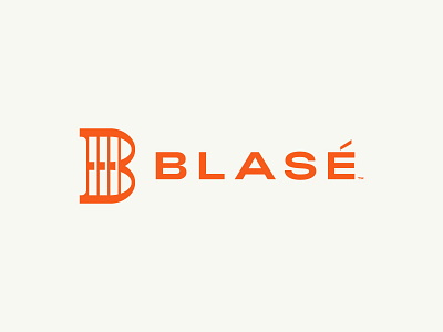 BLASÉ active b logo bars brand branding clothing dynamic identity lockup logo logomark rebell streetwear typography