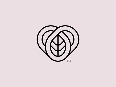 A concept For Amelia. branding heart identity leaf logo logomark