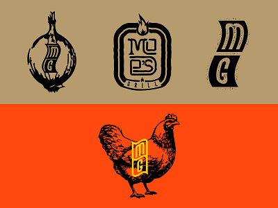 Moe's grill identity branding fast food grill logo logomark restaurant snack
