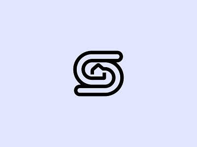 S + Home | Unused brand branding home house icon identity illustration logo logomark minimal s logo typography