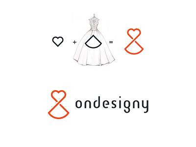 ondesigny logo bleu branding idea logo logomark red