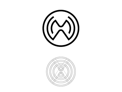 W + M + Sound brand branding icon letter lineart logo logomark m minimal minimallogo w wmark