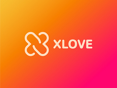 XLOVE logo by Yosbrands on Dribbble