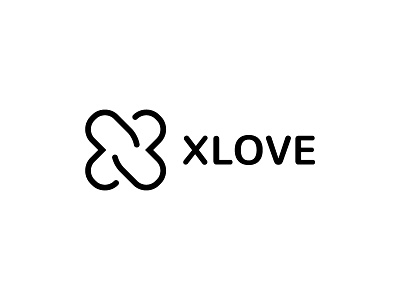 XLOVE logo by Yosbrands on Dribbble
