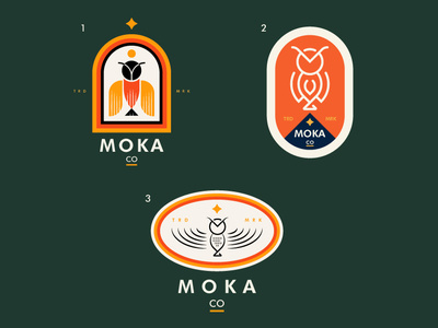 MOKA Logo exploration brand branding design illustration lineart logo logomark mark minimal typography