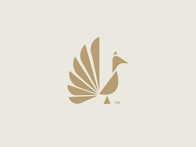 Tawood .. peacock animal artwork brand branding design icon identity illustration logo logomark mark minimal typography wood