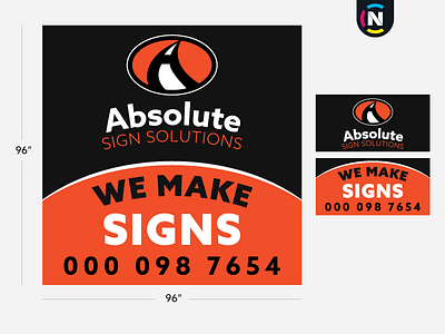 Absolute Sign Solutions Highway Sign