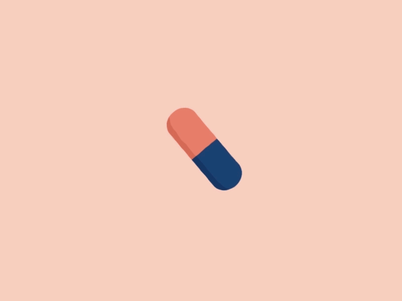 Happy pill peekaboo animation design gif peekaboo pill