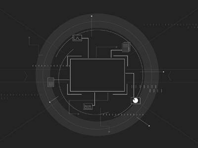 lil wip dark design geometric illustration interface linework minimal scifi simple