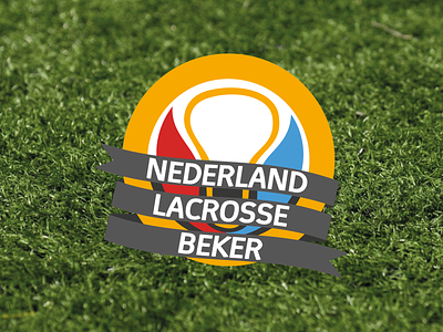 Nederland Lacrosse Beker Logo association beker bond cup design lacrosse logo nederland