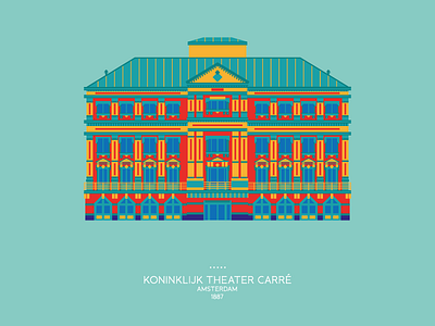 Koninklijk Theater Carré amsterdam carré illustration koninklijk theater