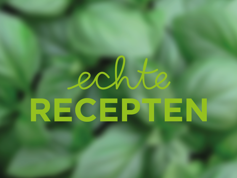 Echte Recepten Logo logo echte recepten handwritten design recipe cooking