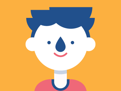 Profile Pic drip face illustration nose vector