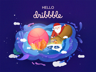 Hey, Dribbble! ui 插图