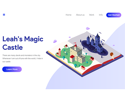 2.5D design illustration web