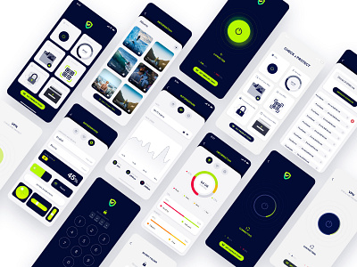 Check&Protect app branding design ui ux