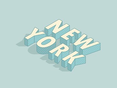 New York Isometric isometric new york nyc type