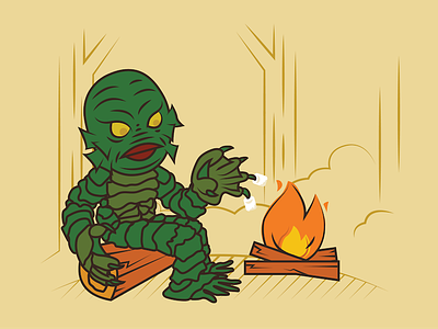 Gill-Man - Camped Out Creatures creature from the black lagoon culture of cult get lost gill man the creature