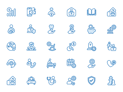 Healthcare Icon set design