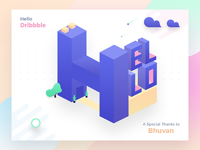 Hello Dribbble ~ My first shot